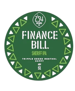 Finance Bill seasonal beer label