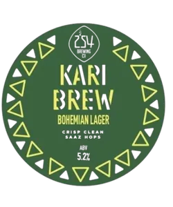 Karibrew seasonal beer label