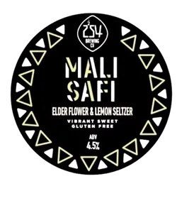 Malisafi Elder seasonal beer label