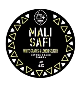 Malisafi Grapes seasonal beer label