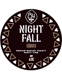 Nightfall seasonal beer label